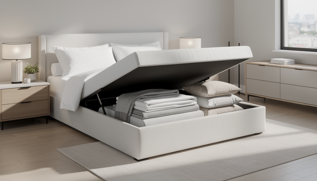 découvrez comment choisir le lit coffre avec matelas idéal pour optimiser l'espace de votre chambre tout en alliant confort et rangement pratique.
