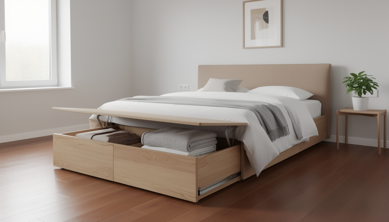 découvrez comment un lit coffre peut optimiser l'espace de rangement dans votre chambre tout en alliant praticité et design pour un intérieur organisé.