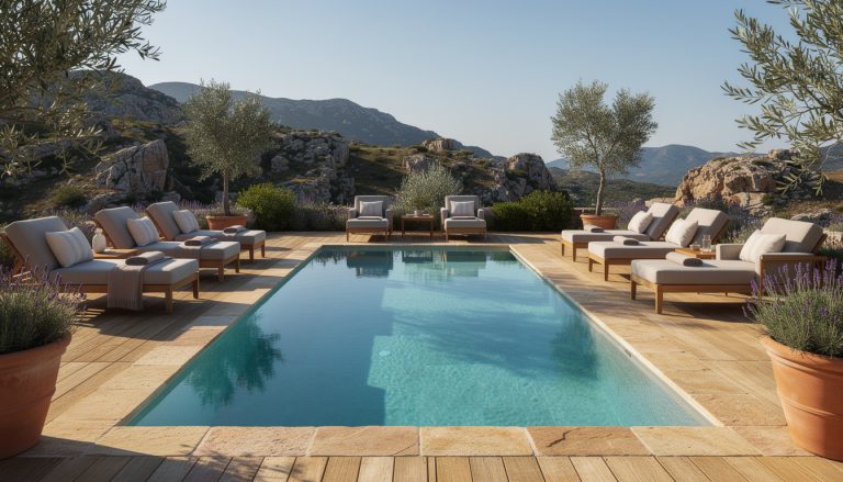 Piscine et déco raffinée : découvrez le havre de paix enchanteur d’Alizée en Corse plongez dans l'univers élégant d'alizée en corse, où une piscine cristalline et une décoration raffinée créent un havre de paix enchanteur pour des moments de détente inoubliables.