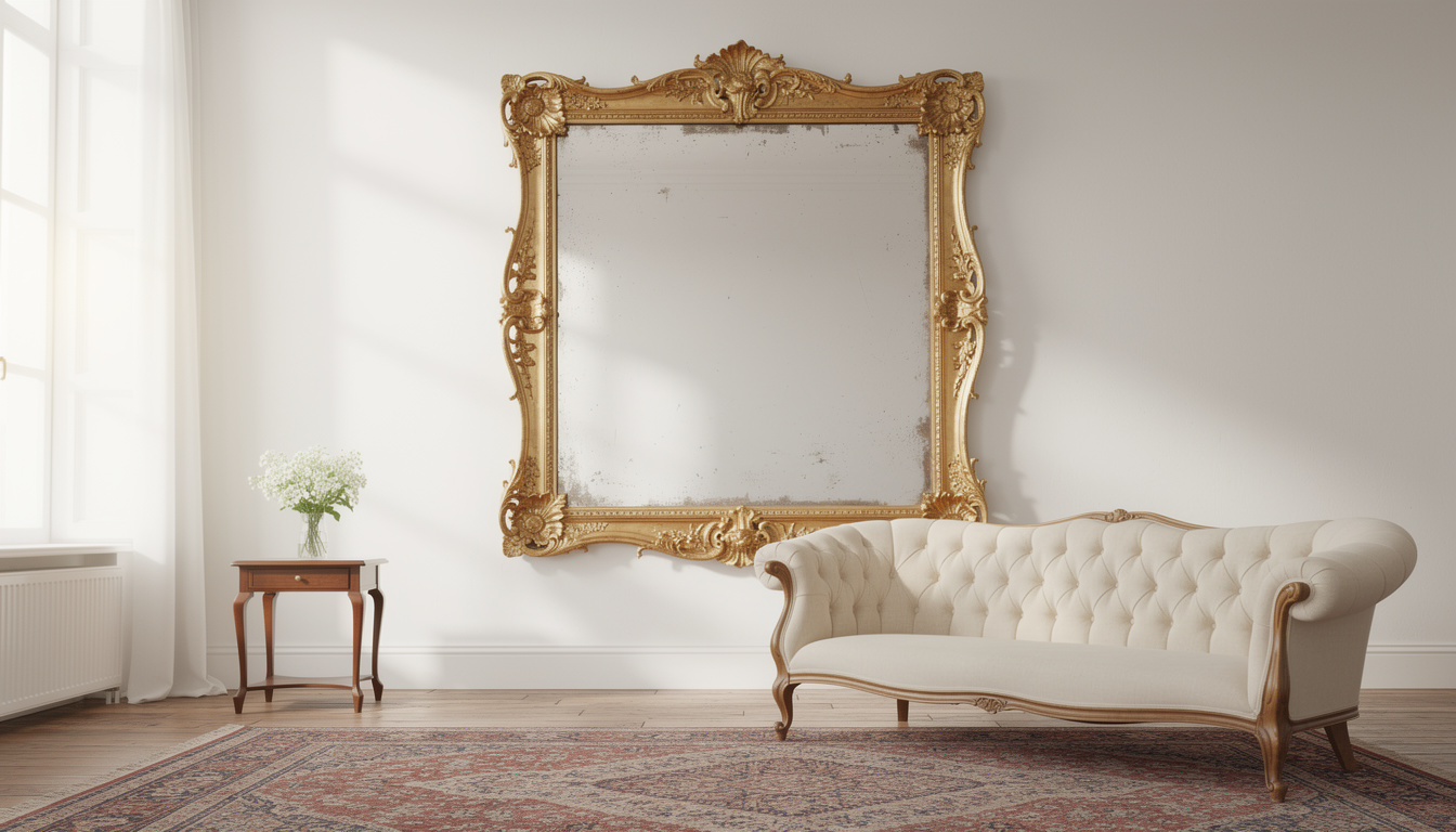 découvrez ce magnifique miroir ancien aux moulures dorées et profitez d'une réduction exclusive de 20% chez maisons du monde. donnez une touche élégante et vintage à votre intérieur dès aujourd'hui !