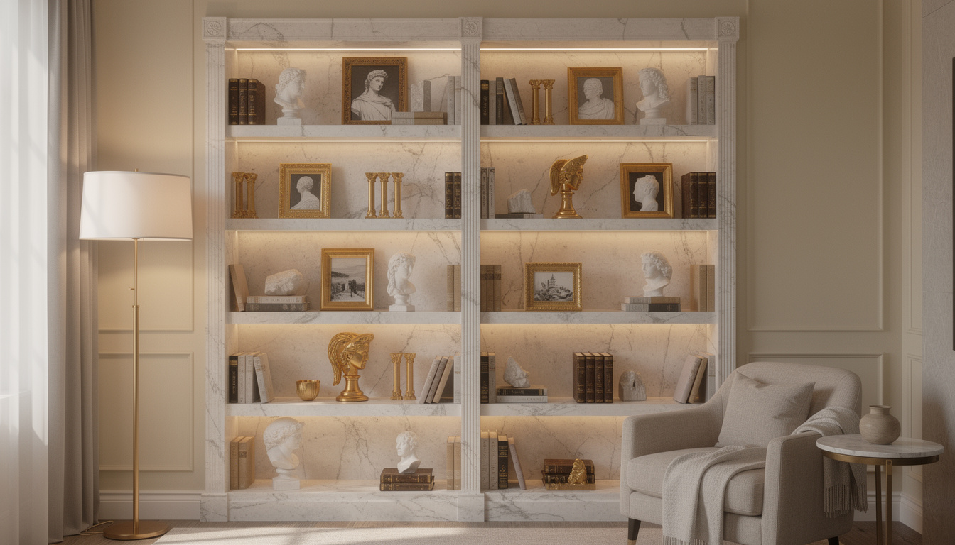 découvrez l'étagère grecque, une astuce déco abordable qui transforme vos bibliothèques en véritables œuvres d'art. apportez une touche d'élégance et de style classique à votre intérieur facilement.