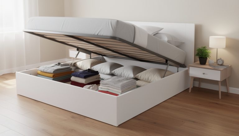 découvrez comment un lit coffre blanc 140x190 peut transformer votre chambre en espace de rangement optimisé, alliant style et praticité.