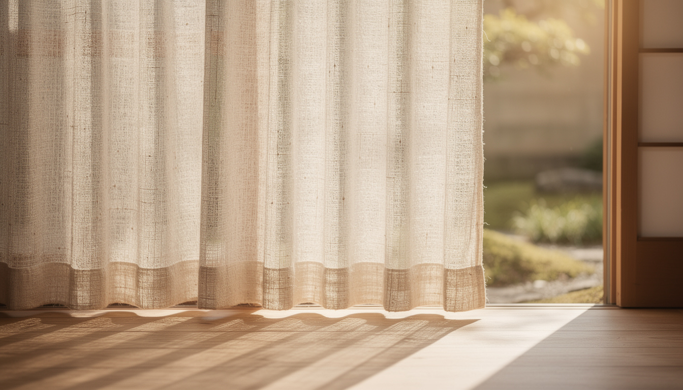 découvrez le textile japonais innovant qui remplace les rideaux en lin jaunis par le soleil, offrant à vos fenêtres élégance, durabilité et protection optimale contre les rayons.
