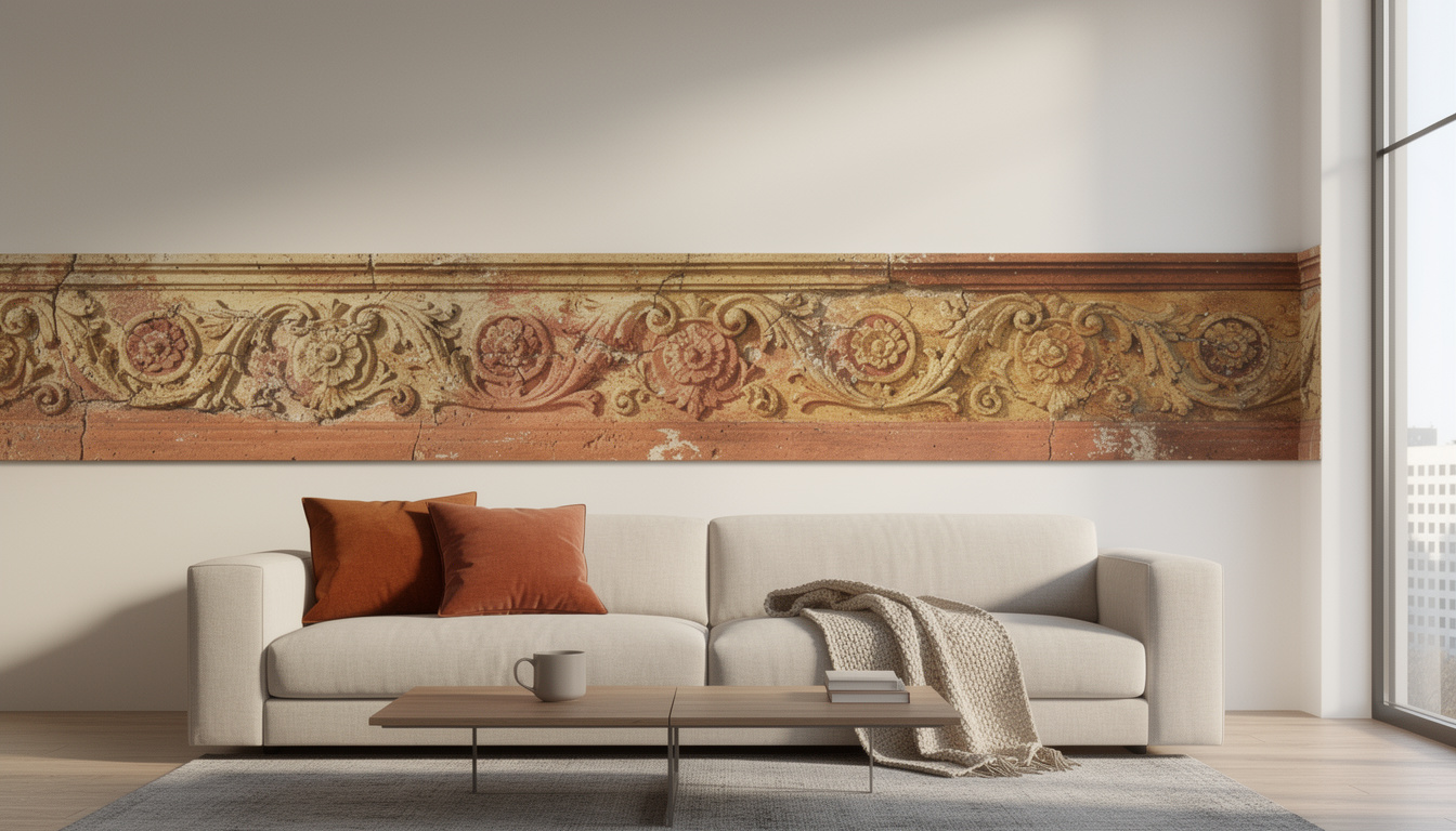 découvrez le grand retour de la frise décorative, l'élément vintage qui apporte charme et style rétro à votre intérieur. un must-have déco à redécouvrir pour sublimer vos murs avec élégance.