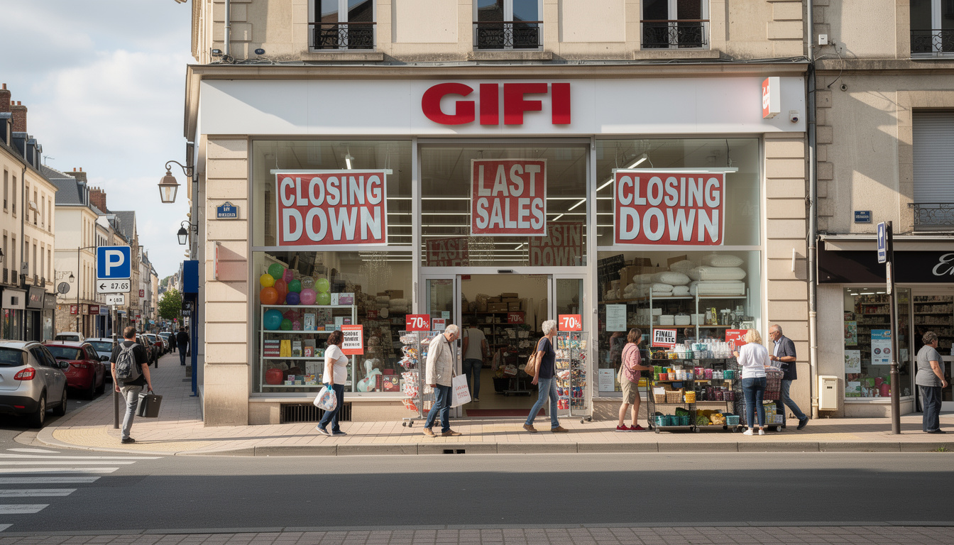 le magasin gifi de lisieux annonce sa fermeture définitive le 20 juin. retrouvez toutes les informations sur la fin d'activité et les dates importantes.
