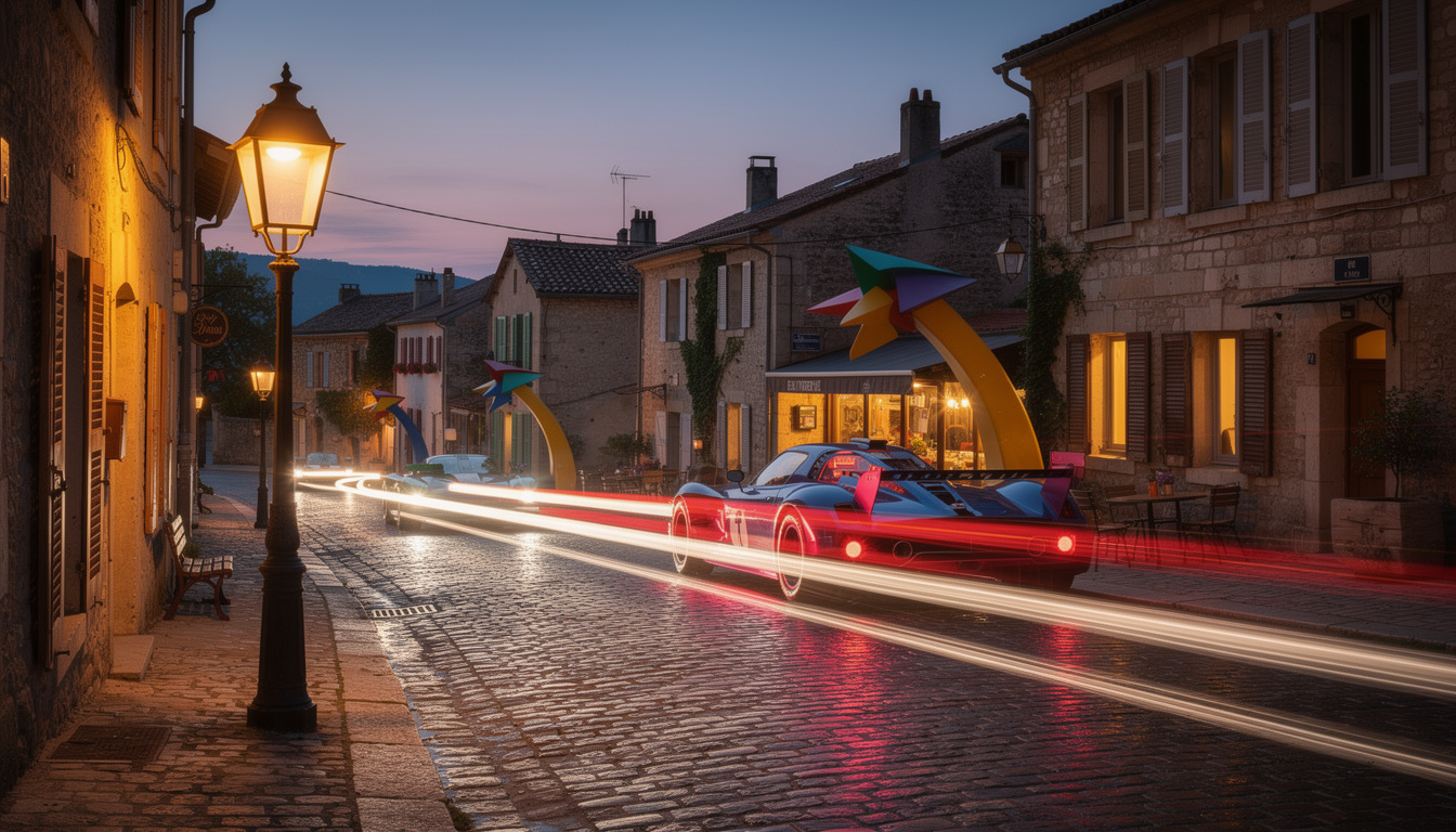 découvrez comment parigné-l'évêque s'illumine aux couleurs emblématiques des 24 heures du mans, célébrant cette course légendaire avec une ambiance festive et unique.